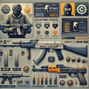 counter-strike 1.6 (2003) game icons banners