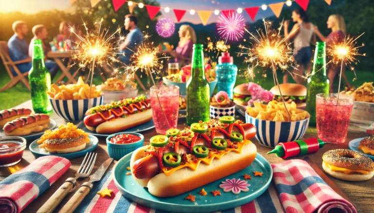 hot dogs firework salute shopping: A Vibrant Summer BBQ Must-Have